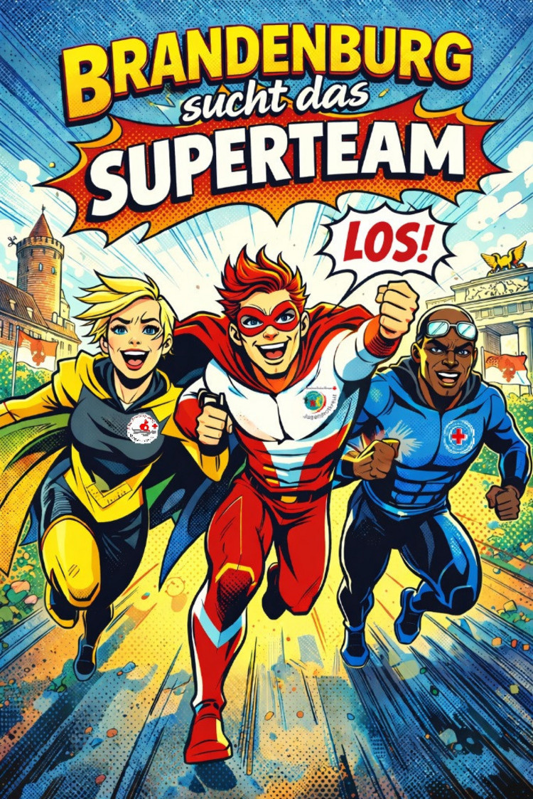 Brandenburg sucht das Superteam Superhelden von JRK, WW und dem SSD